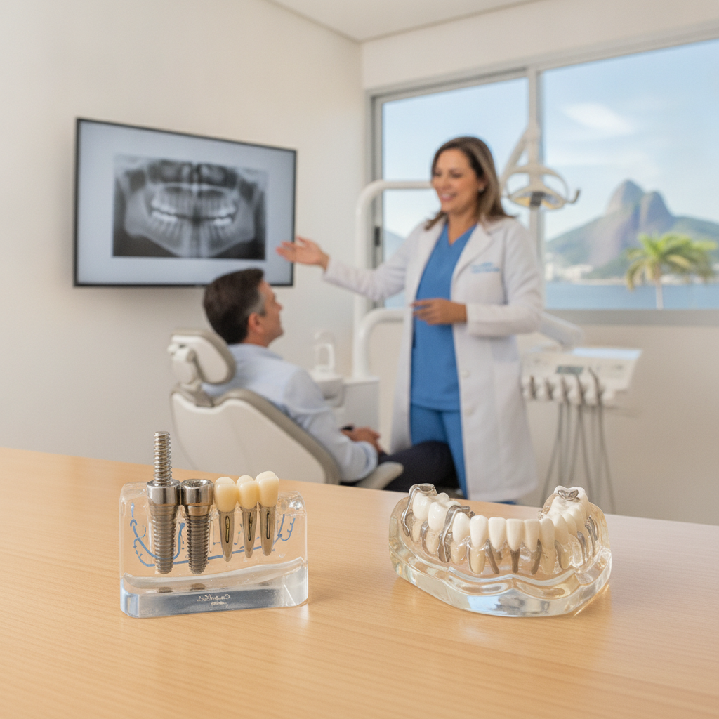 Benefícios do Implante Dentário em Relação à Prótese no RJ
