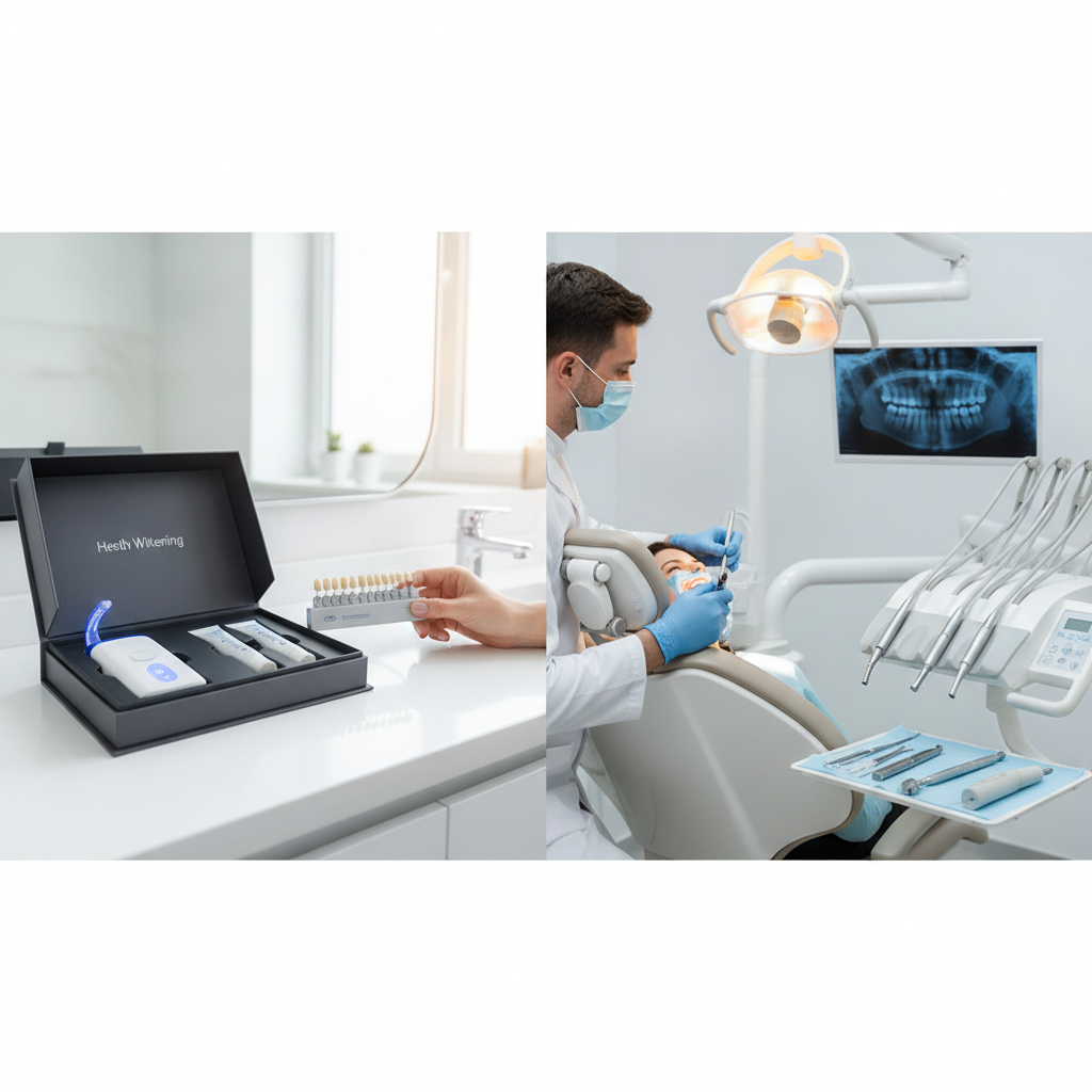 Clareamento Dental Caseiro ou no Consultório: Qual o Melhor?